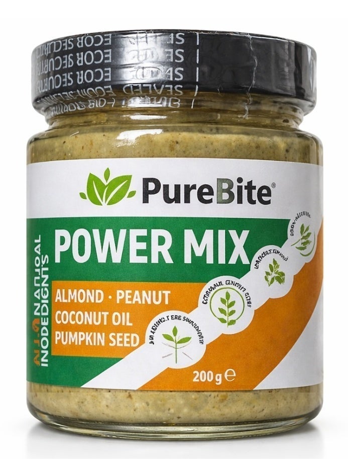 PURE BITE %100 Natural Almond, Coconut, Peanut Butter. Gluten Free, Sugar Free, No Preservatives – 200 gr - Image 1